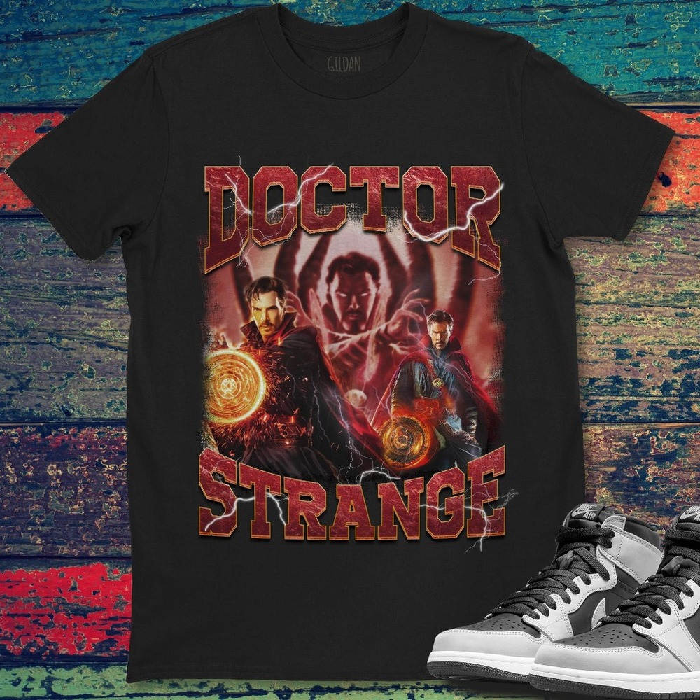 Marvel Doctor Strange Portrait Graphic Poster T-Shirt Unisex For Men Women